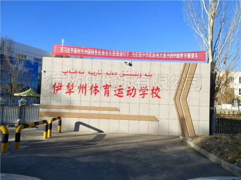 新疆伊犁體?；@球館運(yùn)動地板案例
